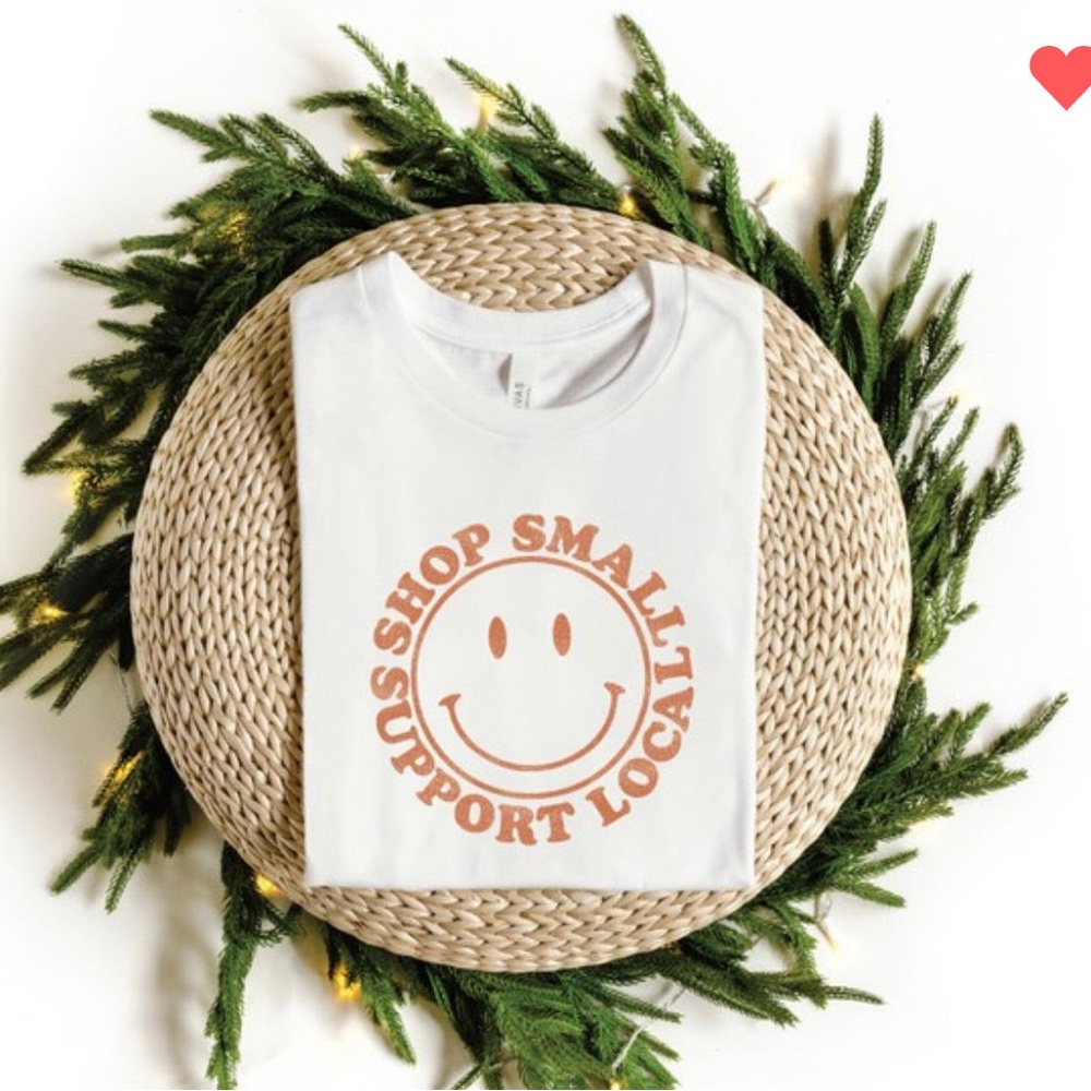 Shop Small & Local Smile Tee